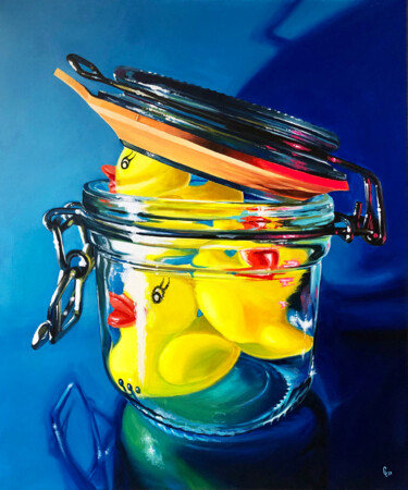 Peinture intitulée "PATE DE BECS MOUS" par Christian Lucas, Œuvre d'art originale, Acrylique Monté sur Châssis en bois
