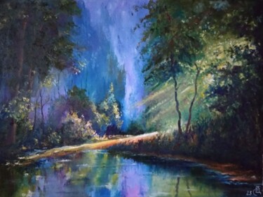 제목이 "Painting "Sunbeam"."인 미술작품 Sergiy Tsymbalov로, 원작, 기름