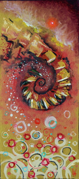 Peinture intitulée "Abondance" par Ludovic Lan, Œuvre d'art originale, Acrylique