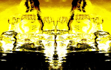 Central Park 23 - Boat Pond Reflections 3a3 Fotografia intitolato "Central Park 23 - B…" da Ken Lerner, Opera d'arte originale, Fotografia digitale