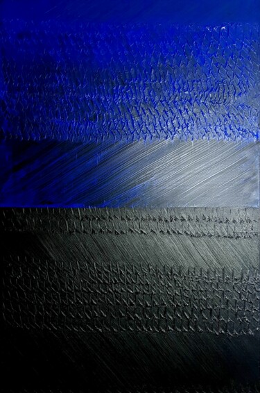 Peinture intitulée "RELIEF & SURFACE BL…" par Anne Girault Bardaud, Œuvre d'art originale, Acrylique