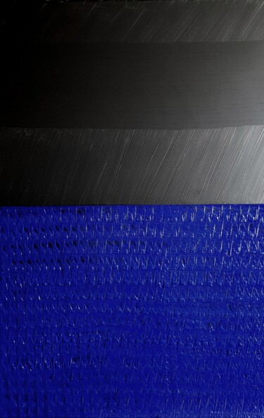 Peinture intitulée "SURFACE & RELIEF BL…" par Anne Girault Bardaud, Œuvre d'art originale, Acrylique