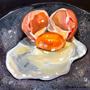 绘画 标题为“Still Life with Cra…” 由Victoria Sukhasyan, 原创艺术品, 丙烯