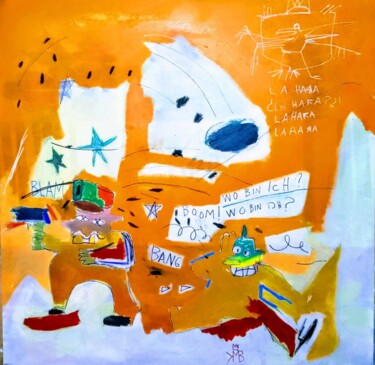 绘画 标题为“Darmanin t'hai toi” 由Hector O'Kanin, 原创艺术品, 丙烯