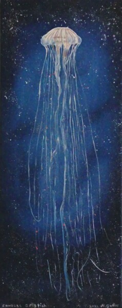 绘画 标题为“' Chandelier of the…” 由Elizabeth Sadler, 原创艺术品, 油 安装在木质担架架上