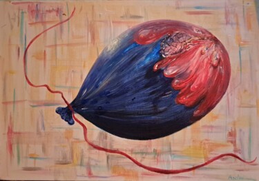 제목이 "The Injured Balloon"인 미술작품 Anna Oleinik (Anarta)로, 원작, 아크릴