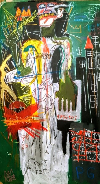 绘画 标题为“New York New York” 由Hector O'Kanin, 原创艺术品, 丙烯