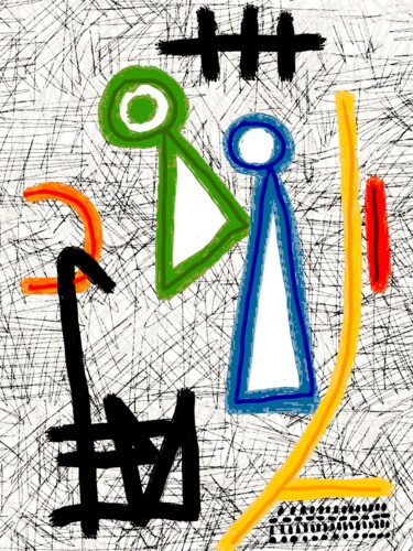 数字艺术 标题为“Alex” 由Franck Vidal, 原创艺术品, 数字油画