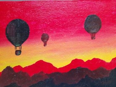 绘画 标题为“Balloon original pa…” 由Maryna Yasar, 原创艺术品, 丙烯