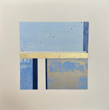 Painting titled "Engineering #3" by Hanane B., Original Artwork, Acrylic Mounted on Wood Stretcher frame