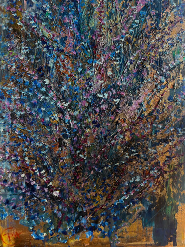 Painting titled "COULEURS D'AUTOMNE" by Philippe Ceulemans, Original Artwork, Oil