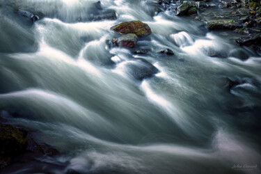 Fotografie mit dem Titel "der Bach, the stream" von John Gerard, Original-Kunstwerk, Digitale Fotografie