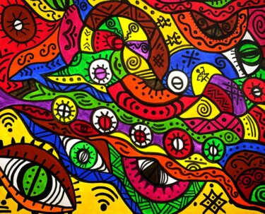「Suspense」というタイトルの絵画 Olena Kovalenkoによって, オリジナルのアートワーク, アクリル