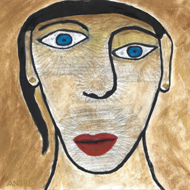 Sam: A Portrait of Reflection and Identity 图画 标题为“Sam: A Portrait of…” 由André Cronje (shineandre), 原创艺术品, 铅笔