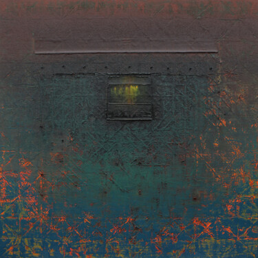 Abstract-190 Divine Light Malerei mit dem Titel "Abstract-190 Divine…" von Nivas Kanhere, Original-Kunstwerk, Öl