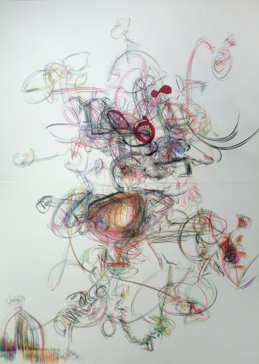 Pittura intitolato "CATEDA" da Stefano Mazzolini, Opera d'arte originale, Grafite