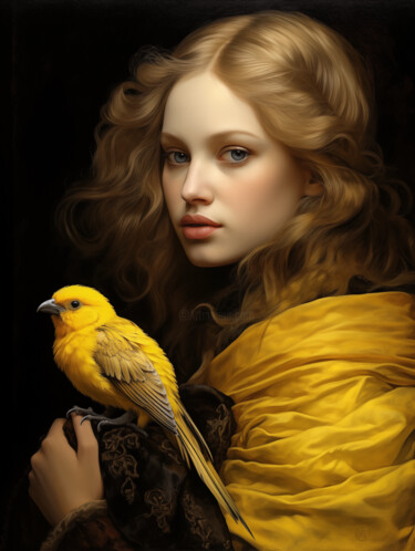Digital Arts titled "Yelia" by Wonder Art, Original Artwork, Digital Painting