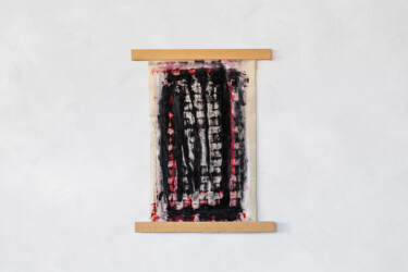 Painting titled "Taque d´égoût" by Jeanbaptiste Van Den Heede, Original Artwork, Acrylic Mounted on Wood Stretcher frame
