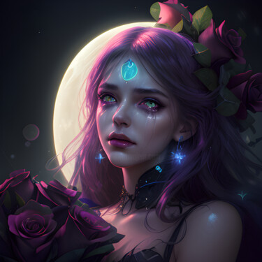 "Mythical Muses in D…" başlıklı Dijital Sanat Mystic Muse tarafından, Orijinal sanat, AI tarafından oluşturulan görüntü