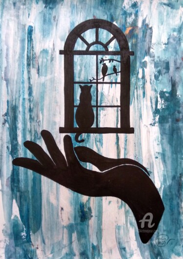 Believe & Imagine Collection n.48 by Mia Phlor Painting titled "Believe & Imagine C…" by Mia Phlor, Original Artwork, Acrylic