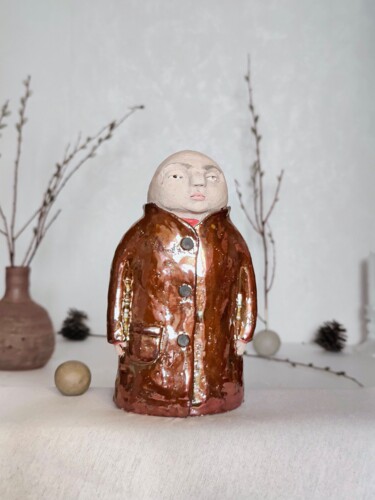 제목이 "Ceramic doll, figur…"인 조형물 Оля Волина로, 원작, 도예