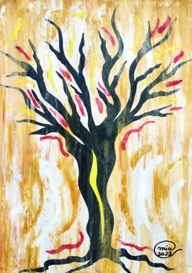 Painting titled "Believe & Imagine C…" by Mia Phlor, Original Artwork, Acrylic