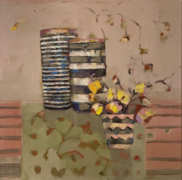 绘画 标题为“Composition VII” 由Lorena Iavorschi, 原创艺术品, 油