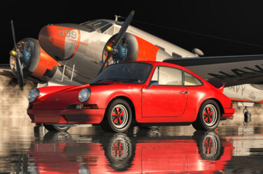 数字艺术 标题为“Porsche 911 Carrera…” 由Jan Keteleer, 原创艺术品, 三维建模