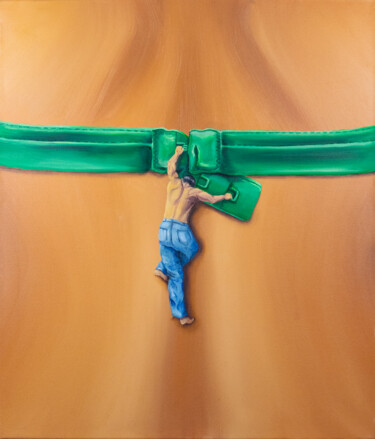 The climber 제목이 "The climber"인 미술작품 Elize Sokolova로, 원작, 기름