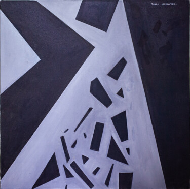Schilderij getiteld ""противостояние"" door Pavel Levites, Origineel Kunstwerk, Olie
