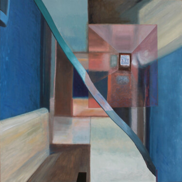 Painting titled "What I hear" by Rafał Labijak, Original Artwork, Oil