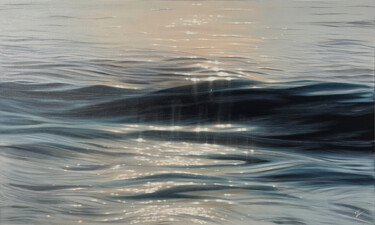 Painting titled "From Here to Eterni…" by Eva Volf, Original Artwork, Oil