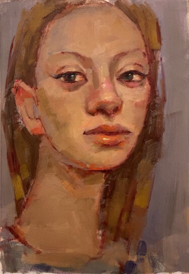 제목이 "Study"인 미술작품 Lorena Iavorschi로, 원작, 기름