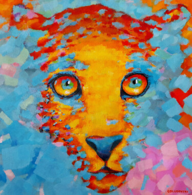 绘画 标题为“leopard” 由Nikola Golubovski, 原创艺术品, 丙烯
