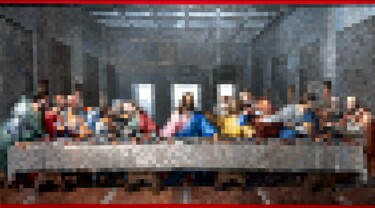 Painting titled "L’Ultima Cena" by Irene, Original Artwork, Oil