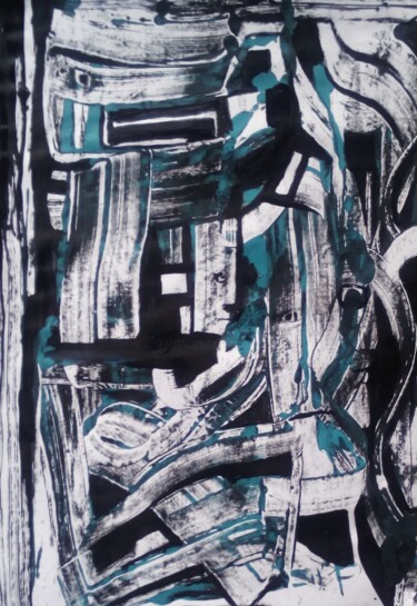Painting titled "l'art la corniche d…" by Francisco Mendes, Original Artwork, Acrylic