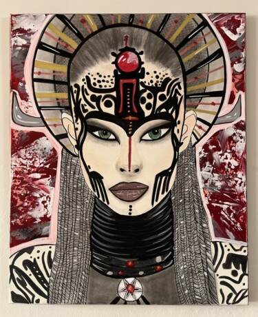 Painting titled "KAHENA" by Zanaïko, Original Artwork, Acrylic