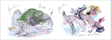 Digital Arts titled "It’s wonderful to t…" by Dima Dima Vil Ms Wilms (Rok Zivopisec Rock Painter), Original Artwork, Waterco…