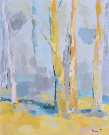 Peinture intitulée "l'Arbre" par Aurore Nugeron, Œuvre d'art originale, Acrylique