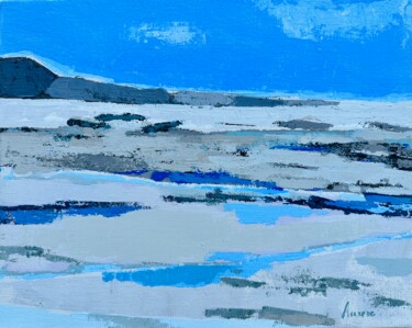 Peinture intitulée "marée basse" par Aurore Nugeron, Œuvre d'art originale, Acrylique