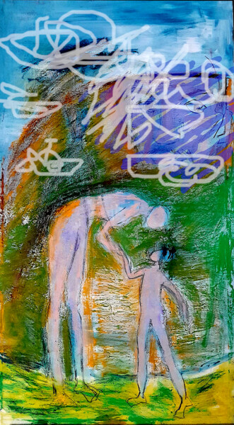 La transmission Arts numériques intitulée "La transmission" par Nathalie Straseele, Œuvre d'art originale, Travail numérique 2D