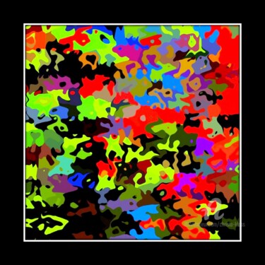 数字艺术 标题为“VARIATION "254"” 由Christa Kloß, 原创艺术品, 2D数字工作