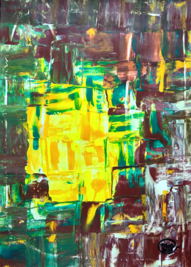 Pollock Inspired Collection n.72 by Mia Phlor Painting titled "Pollock Inspired Co…" by Mia Phlor, Original Artwork, Acrylic