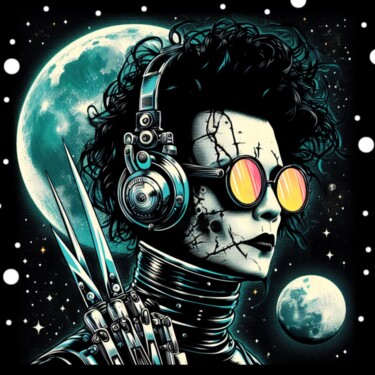 数字艺术 标题为“Edward Scissorhands…” 由Otis Porritt, 原创艺术品, 2D数字工作