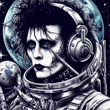 数字艺术 标题为“Edward Scissorhands…” 由Otis Porritt, 原创艺术品, 2D数字工作