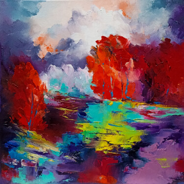 绘画 标题为“Autumn rules here” 由Natalie Rusinova, 原创艺术品, 油