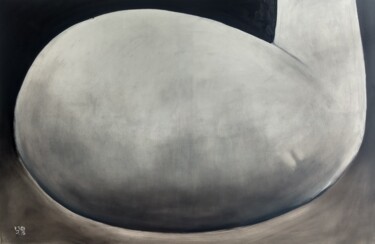 Painting titled "There is nothing" by Pavlo Ponomarenko, Original Artwork, Oil