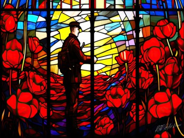 数字艺术 标题为“Remembrance Day Rem…” 由Sykart Designs, 原创艺术品, AI生成的图像