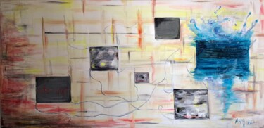 제목이 "The Windows"인 미술작품 Anna Oleinik (Anarta)로, 원작, 아크릴 목재 패널에 장착됨