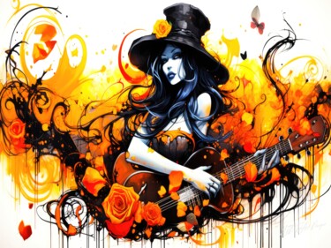 Digital Arts titled "Witches And Music J…" by Sykart Designs, Original Artwork, AI generated image